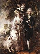 Mr and Mrs William Hallett unknow artist